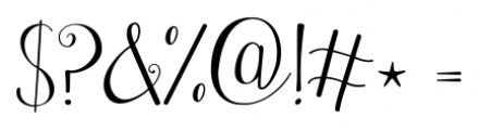 Janda Stylish Monogram Regular Font OTHER CHARS