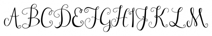 Janda Stylish Monogram Regular Font UPPERCASE