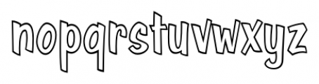 Java Jive  Condensed Outline  Font LOWERCASE