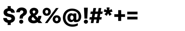 JASO Sans Heavy Font OTHER CHARS