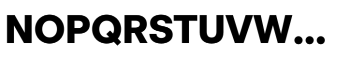 JASO Sans Heavy Font UPPERCASE
