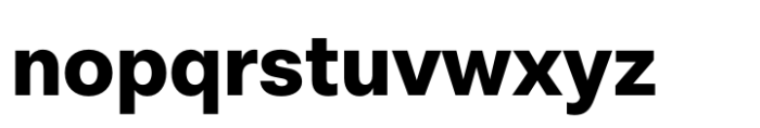 JASO Sans Heavy Font LOWERCASE