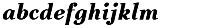 JabcedHy Extra Bold Italic Font LOWERCASE