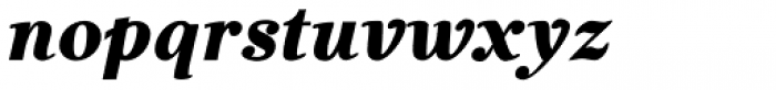 JabcedHy Extra Bold Italic Font LOWERCASE