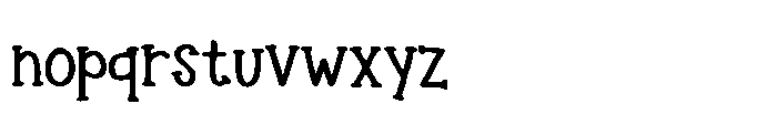 Jack O Lantern Halloween Font LOWERCASE