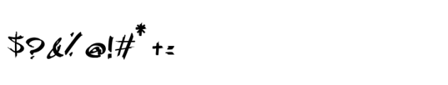 Jack Richer Font OTHER CHARS