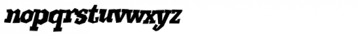Jackazz Bold Italic Font LOWERCASE