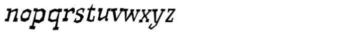 Jackazz Italic Font LOWERCASE