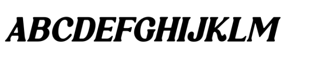 Jackets Region Italic Font