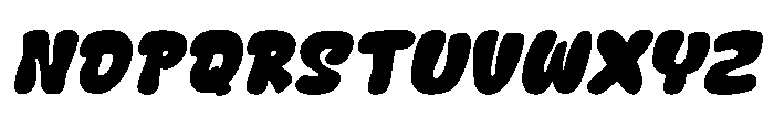 Jacklin Italic Font UPPERCASE