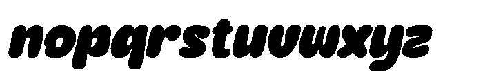 Jacklin Italic Font LOWERCASE