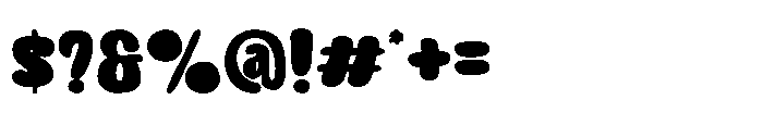 Jacklin Regular Font OTHER CHARS