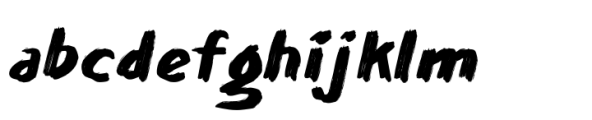Jackloft Italic Font LOWERCASE