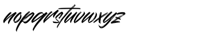 Jackman Font LOWERCASE