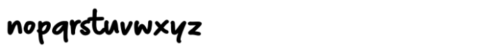 Jacknote Bold Font LOWERCASE