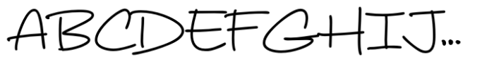 Jacknote Regular Font UPPERCASE