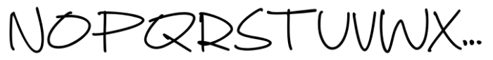 Jacknote Regular Font UPPERCASE