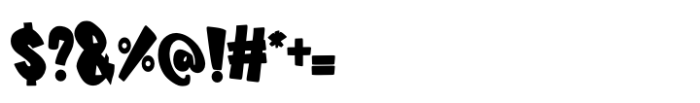 Jackpoter Font OTHER CHARS