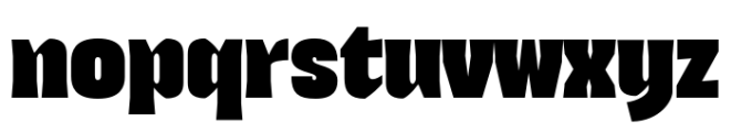 Jacoma Extra Bold Font LOWERCASE