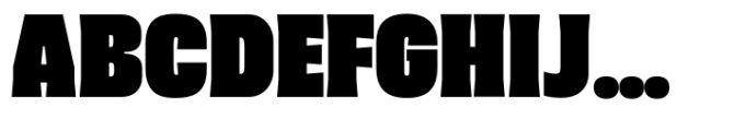 Jacoma Heavy Font UPPERCASE