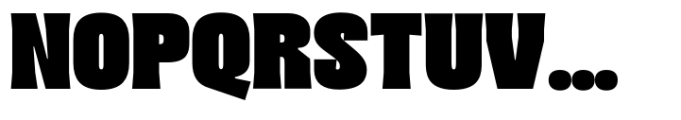 Jacoma Heavy Font UPPERCASE