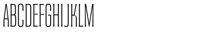 Jacoma Narrow Font UPPERCASE
