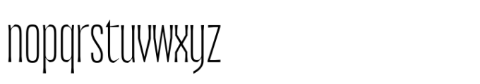Jacoma Narrow Font LOWERCASE