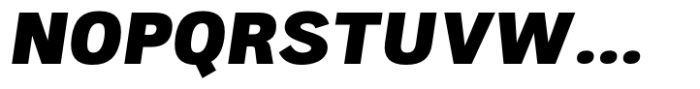Jacquot Sans Extra Bold Italic Font UPPERCASE