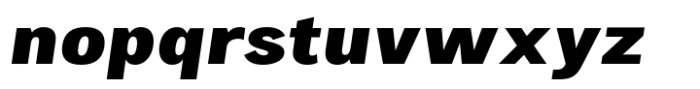 Jacquot Sans Extra Bold Italic Font LOWERCASE