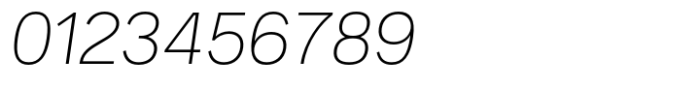 Jacquot Sans Thin Italic Font OTHER CHARS
