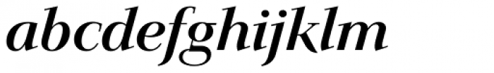 Jaeger-Antiqua BQ Italic Font LOWERCASE