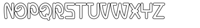 Jaengdo Outline Font UPPERCASE