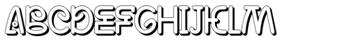 Jaengdo Shadow Font UPPERCASE