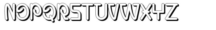 Jaengdo Shadow Font UPPERCASE