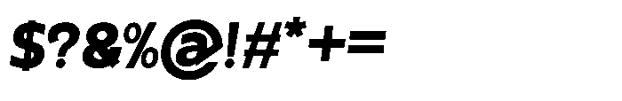 Jagat Italic Font OTHER CHARS