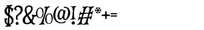 Jager Moon Font OTHER CHARS