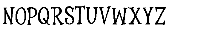 Jager Moon Font LOWERCASE
