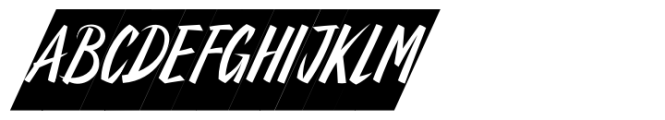Jahnis Reverse Font UPPERCASE