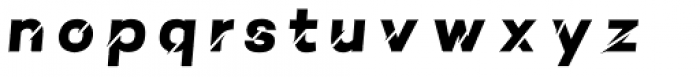 Jailolo Regular Italic Font LOWERCASE