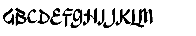 Jaiz Syoeb Font UPPERCASE