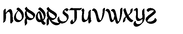 Jaiz Syoeb Font UPPERCASE