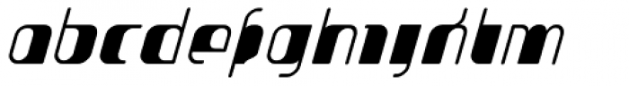 Jakone Condensed Bold Italic Font LOWERCASE