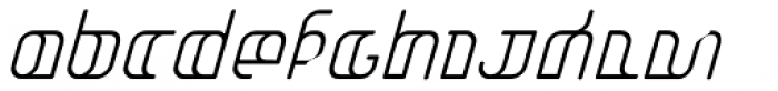 Jakone Condensed Italic Font UPPERCASE