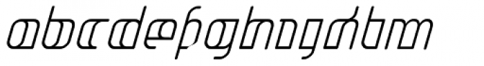 Jakone Condensed Italic Font LOWERCASE