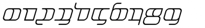 Jakone Extended Italic Font OTHER CHARS