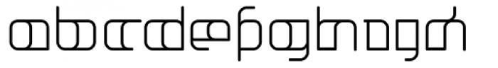 Jakone Extended Font LOWERCASE
