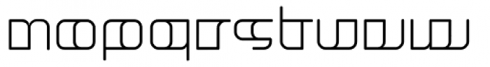 Jakone Extended Font LOWERCASE