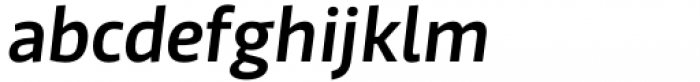 Jali Greek Medium Italic Font LOWERCASE
