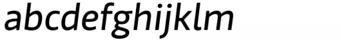 Jali Latin Italic Font LOWERCASE