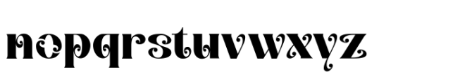 Jalibar Regular Font LOWERCASE